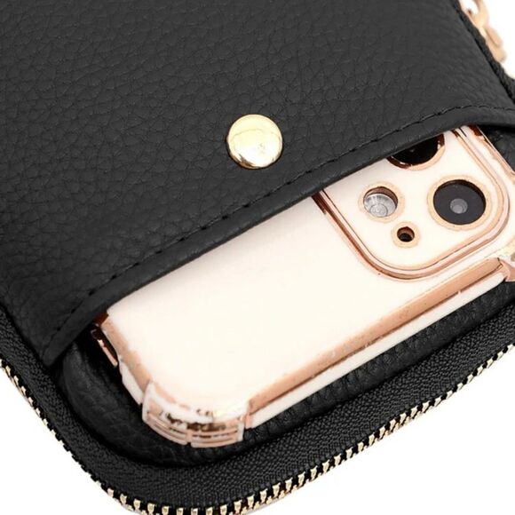 Floral Embossed Square Bag - Picture 3 of 5